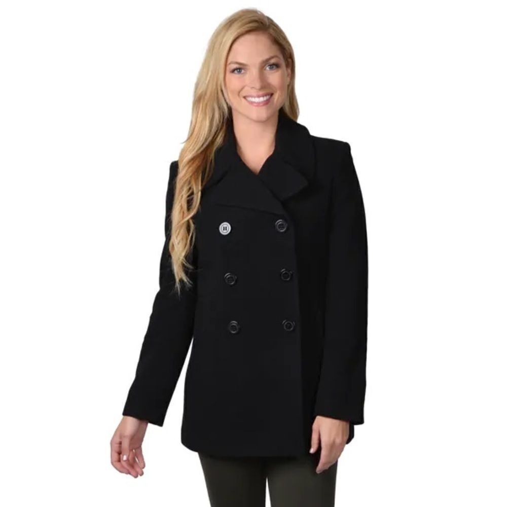 𝅺🔥CALVIN Klein Double Breasted Wool Cashmere Pea Coat🔥